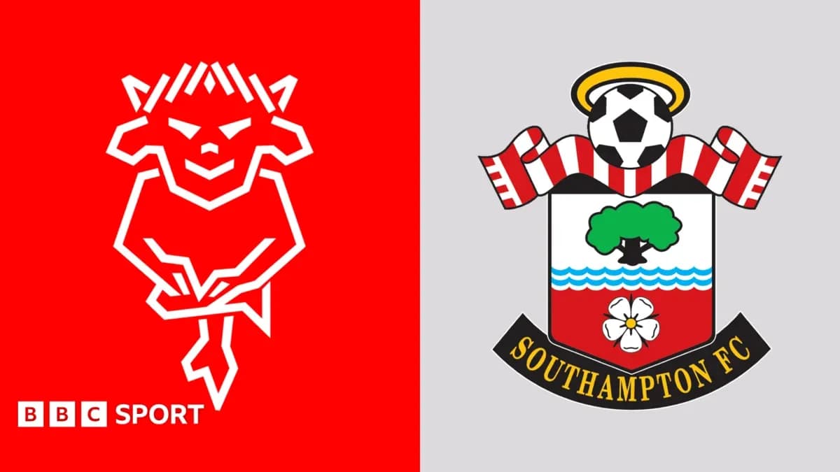 Logos de BBC Sport y Southampton FC
