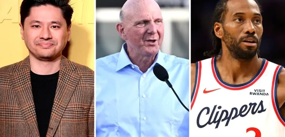 Tres personas, incluyendo a un jugador de baloncesto