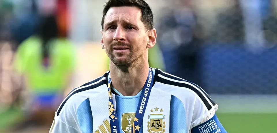 Lionel Messi con medalla en el Mundial 2026