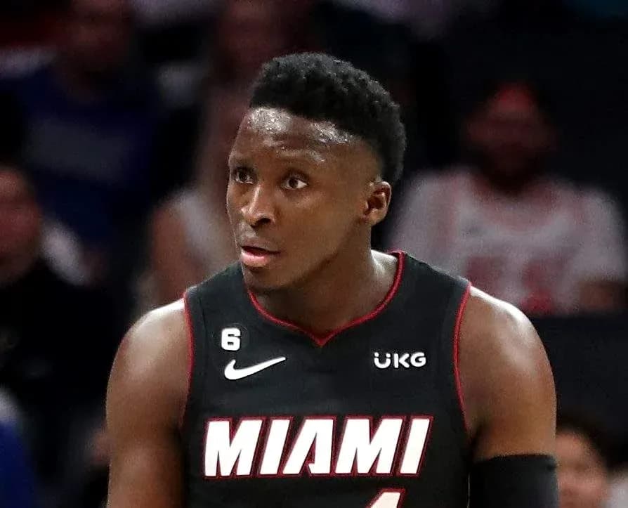 Jugador de Miami Heat en acción durante el partido