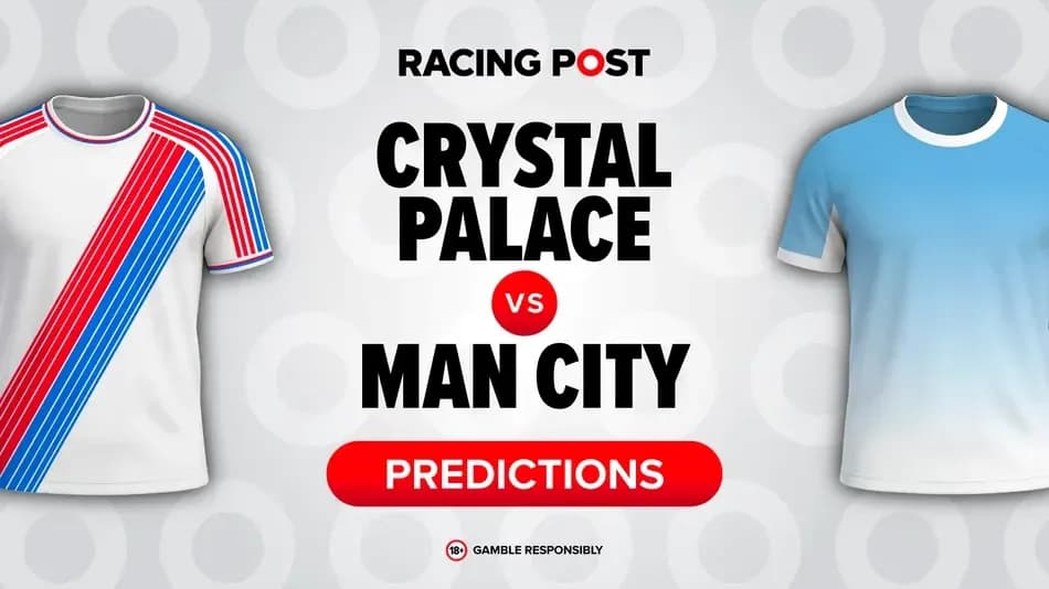 Camisetas de Crystal Palace y Man City con predicciones