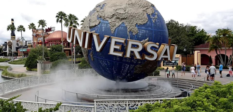 Globo de Universal Studios en parque temático
