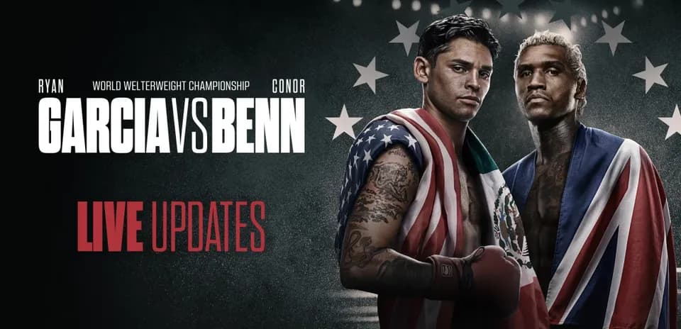 Ryan Garcia y Conor Benn antes de la pelea