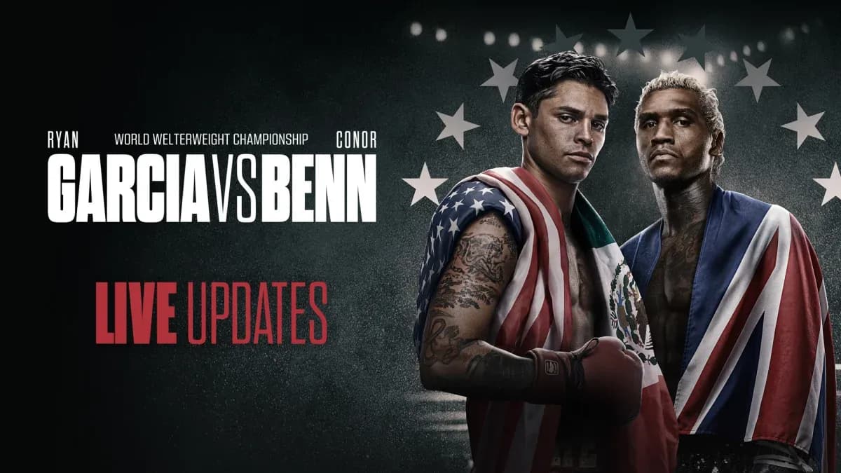Ryan Garcia y Conor Benn antes de la pelea