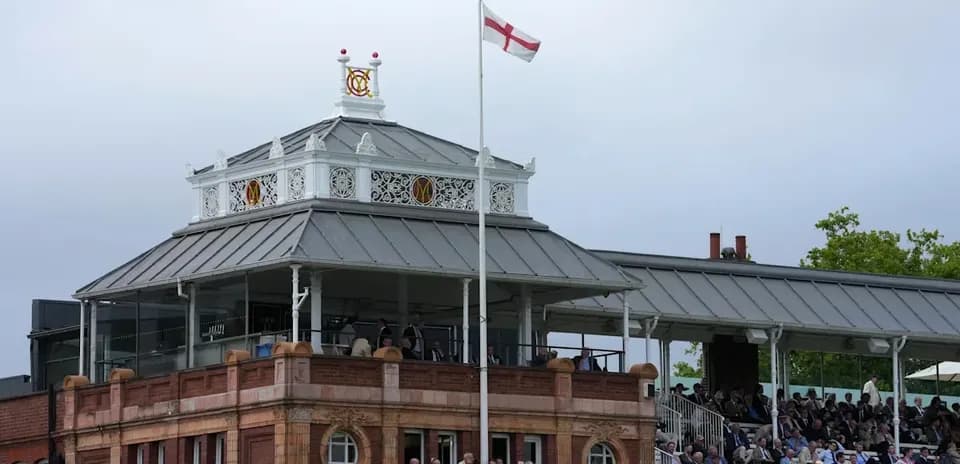Vista de la tribuna en Lord's Cricket Ground