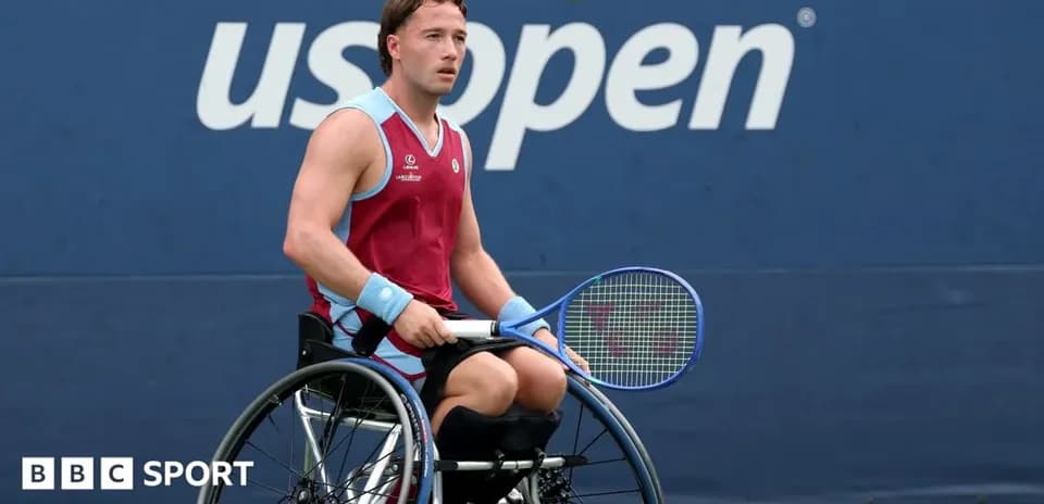 Jugador en silla de ruedas en US Open