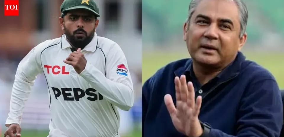 Babar Azam running, coach discussing strategy