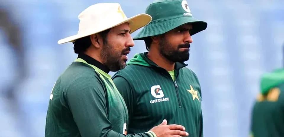 Dos jugadores de críquet de Pakistán en entrenamiento