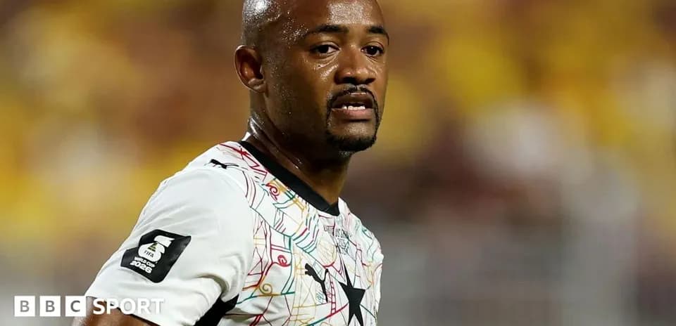 Jugador de Ghana en acción durante un partido