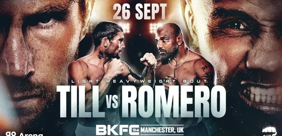 Anuncio de pelea entre Till y Romero en BKFC 94