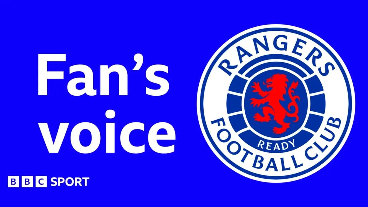 Logo de Rangers Football Club con texto 'Fan's voice'