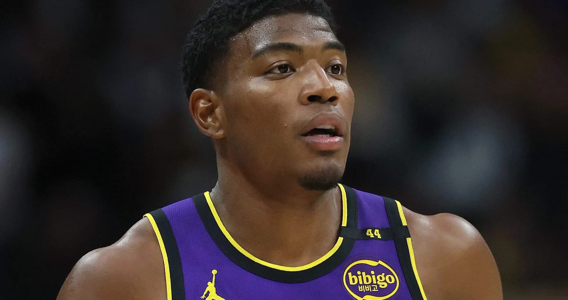Jugador de los Lakers durante un partido