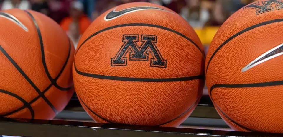 Balones de baloncesto con logo de Minnesota