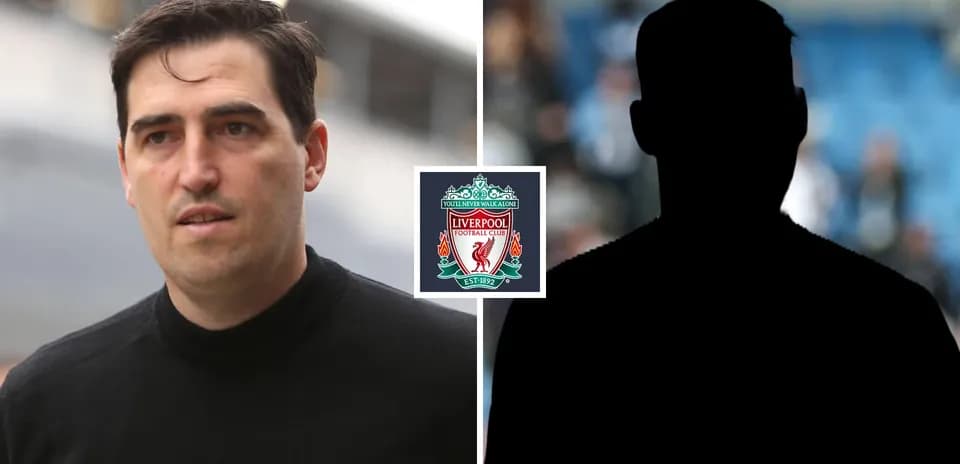 Entrenador de Liverpool con silueta de jugador