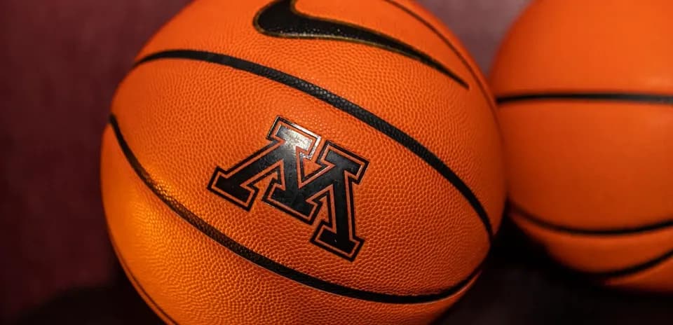 Balones de baloncesto con logo de Minnesota