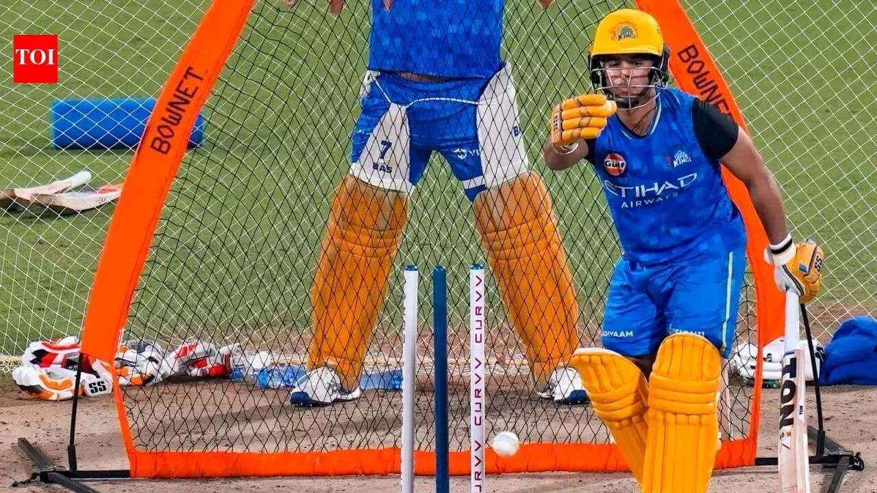 Bateador practicando en sesión de entrenamiento de cricket