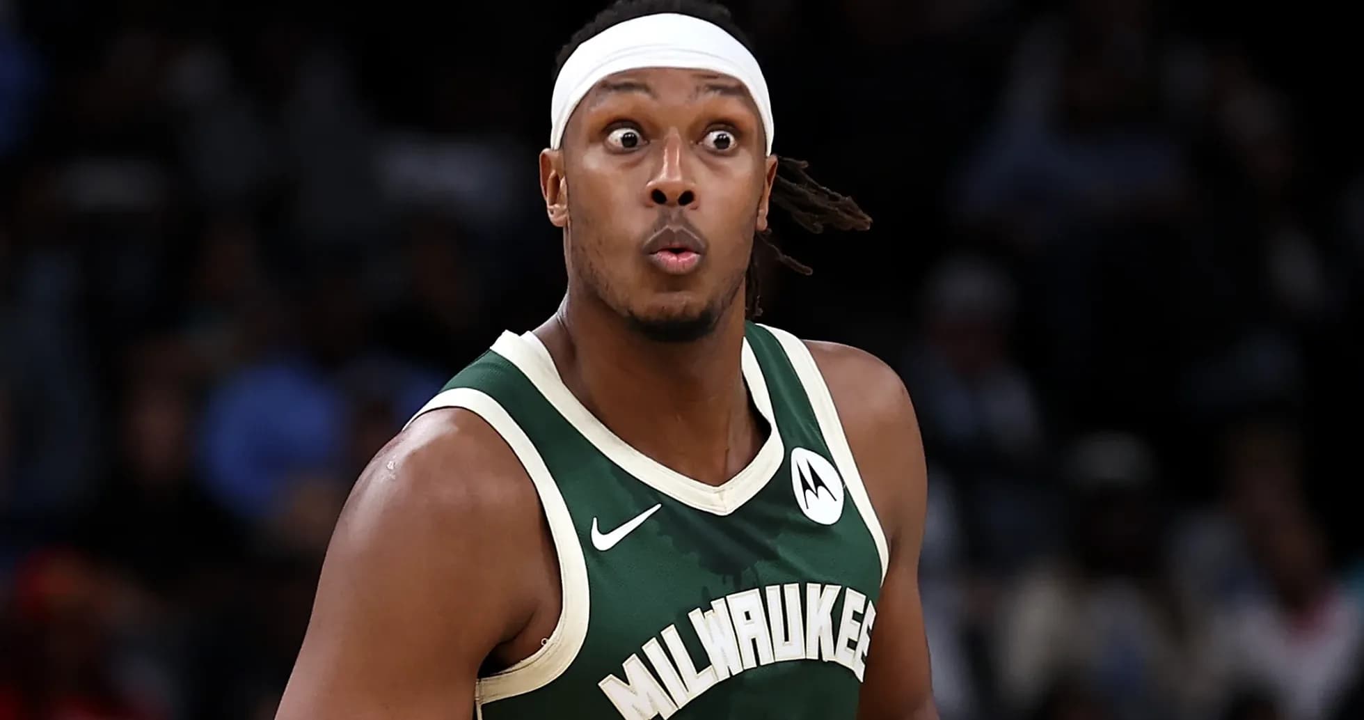 Jugador de los Milwaukee Bucks en acción durante el partido Jugador de los Milwaukee Bucks en acción durante el partido
