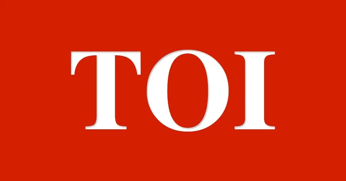 Logotipo de TOI en fondo rojo Logotipo de TOI en fondo rojo