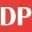 Logotipo de DP en fondo rojo Logotipo de DP en fondo rojo