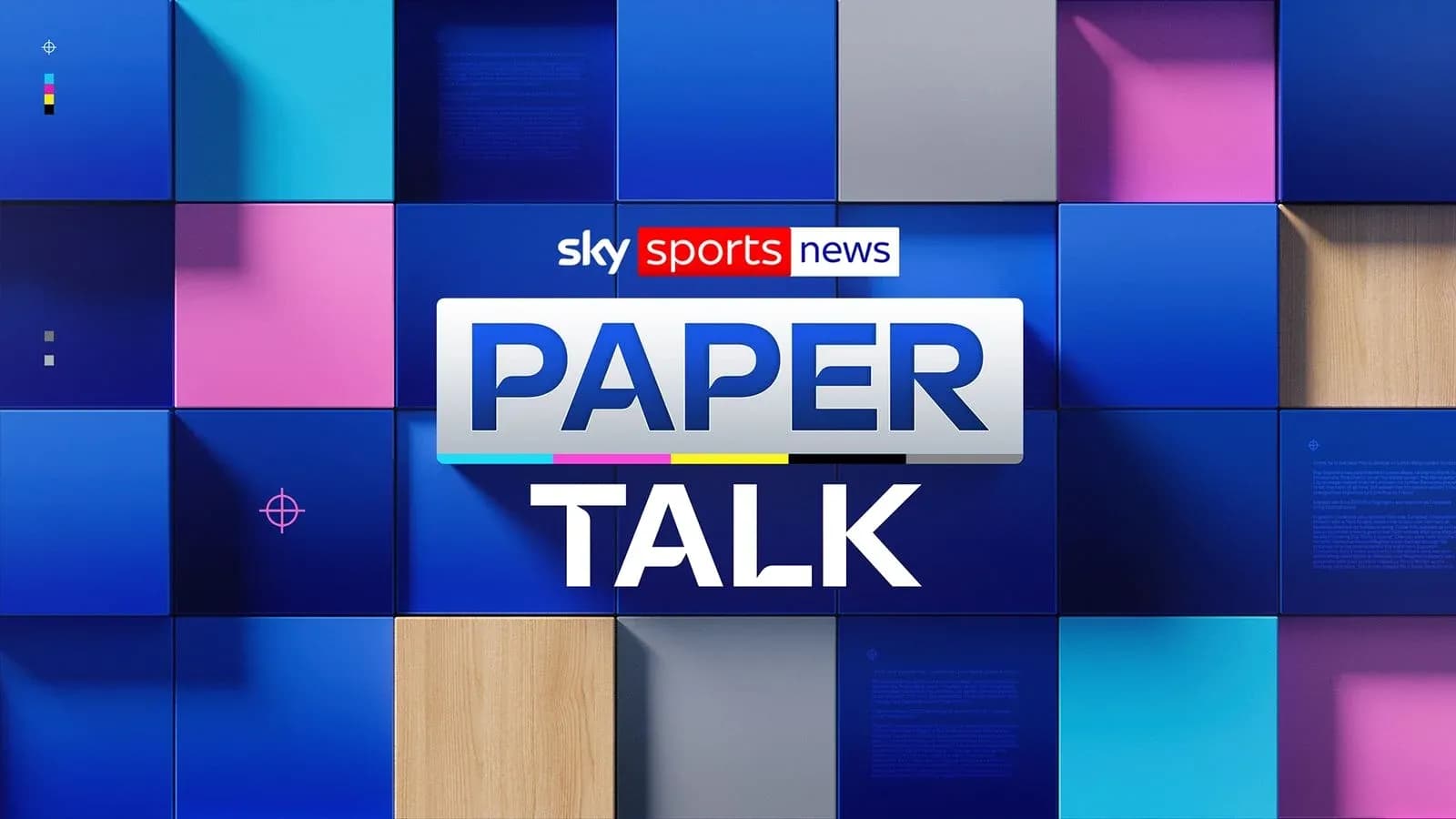 Fondo colorido con el logo de Paper Talk Fondo colorido con el logo de Paper Talk