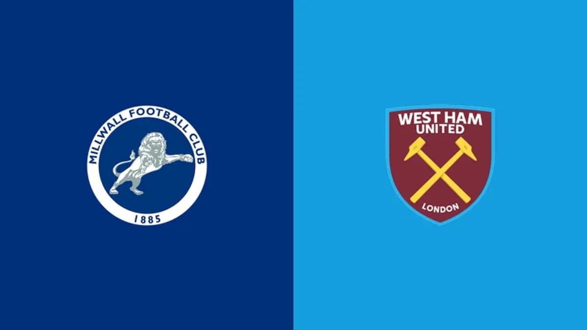 Logos de Millwall y West Ham United Logos de Millwall y West Ham United