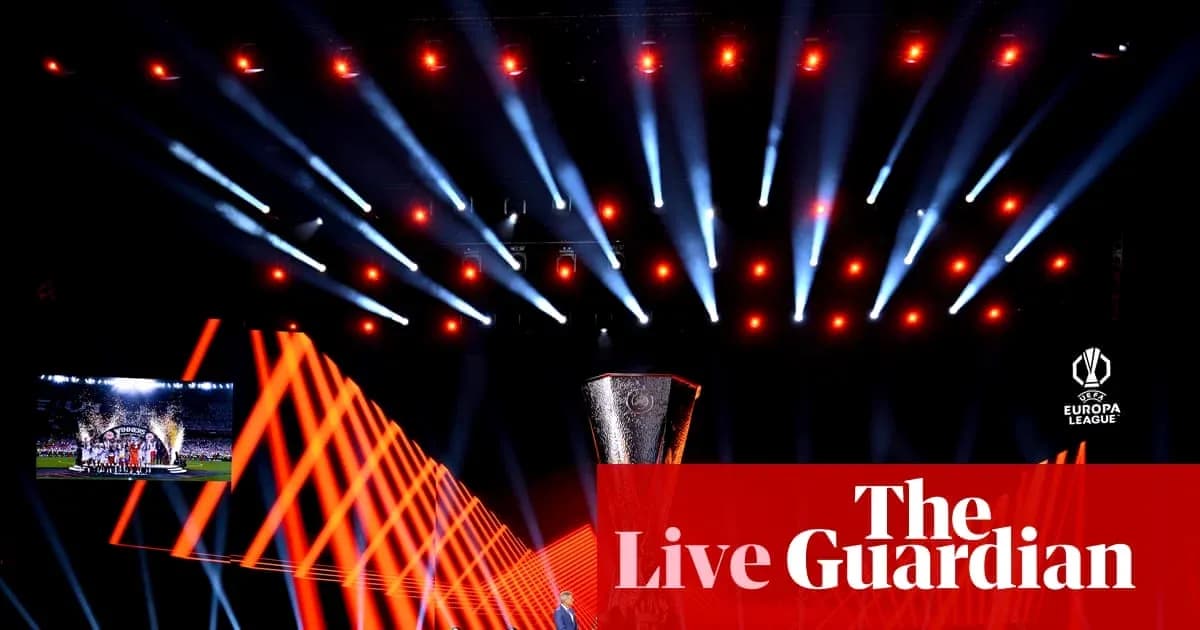 Ceremonia de entrega del trofeo de la Europa League Ceremonia de entrega del trofeo de la Europa League